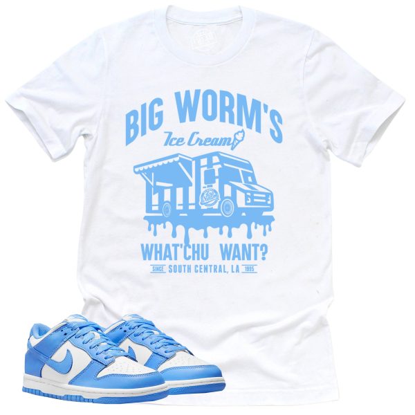 BW's Ice Cream Shop Shirt, Retro Dunk Low University Blue Sneaker Match Tee Jezsport.com