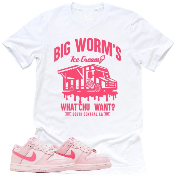 BW Ice Cream Shop Shirt, Retro Dunk Triple Pink Sneaker Match Tee Jezsport.com