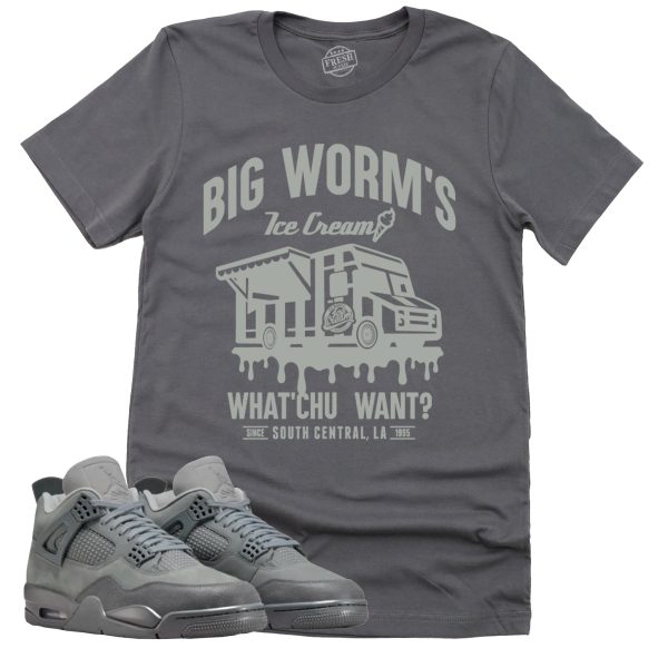 BW's Ice Cream Shop Shirt, Retro Air Jordan 4 Wet Cement Sneaker Match Tee Jezsport.com