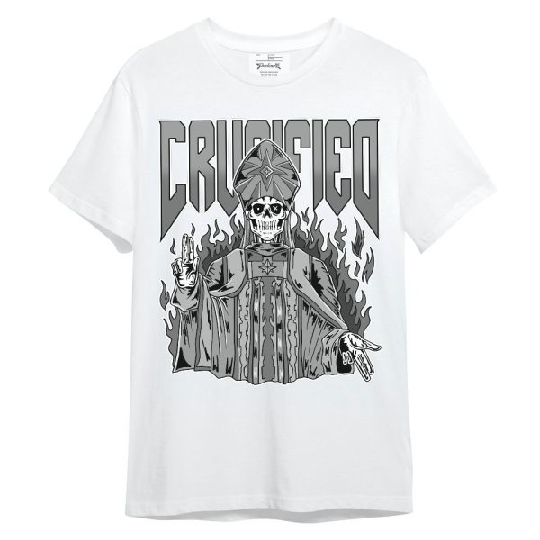 Black Wolf Grey 12s Shirt - Crucified Skeleton Unisex Shirt Matching Jordan Shirt Jezsport.com