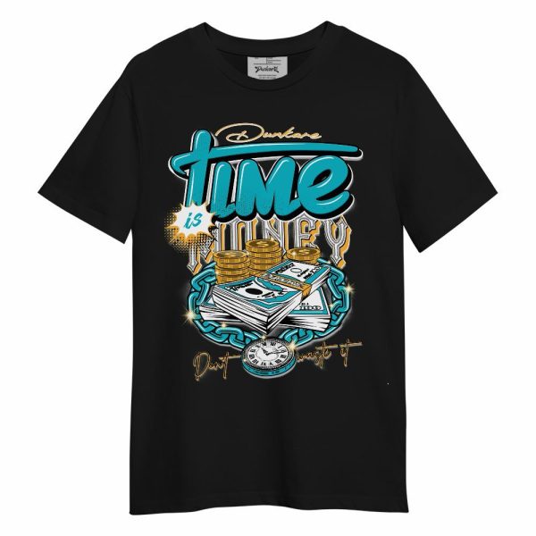 Retro Aqua 5s Shirt, Time Is Money Unisex Shirt Jezsport.com