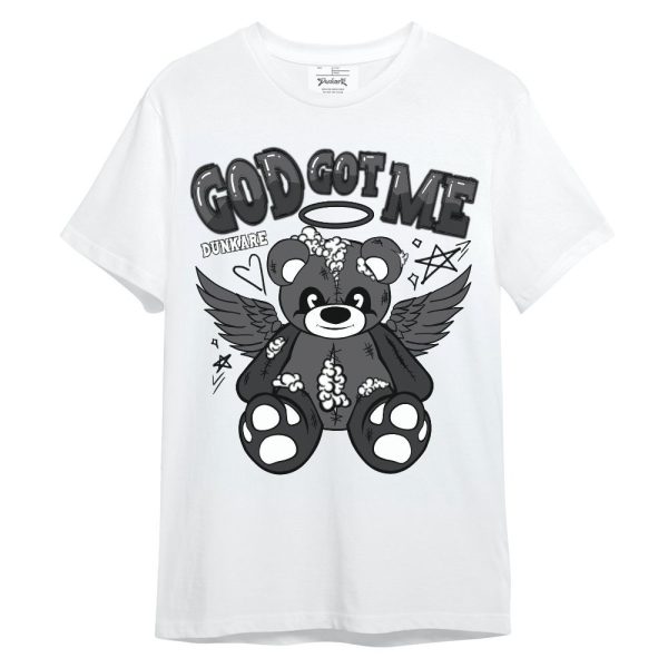 White Thunder 4s Shirt - Gods Guides Me Bear Unisex Shirt Jezsport.com