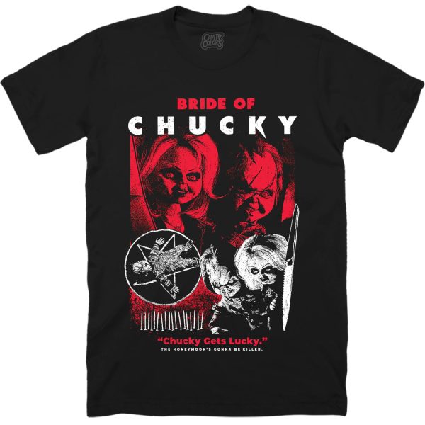 Bride Of Chucky: Killer Honeymoon - T-shirt (Glow In The Dark) Funny Halloween Shirt For Halloween Jezsport.com