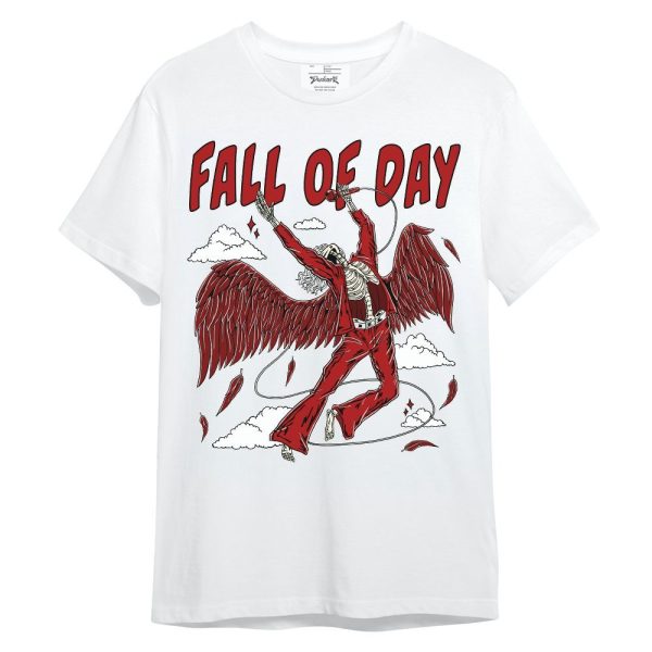 Red Taxi 12s Shirt Fall Of Days Skeleton Unisex Shirt Matching Jordan Shirt Jezsport.com