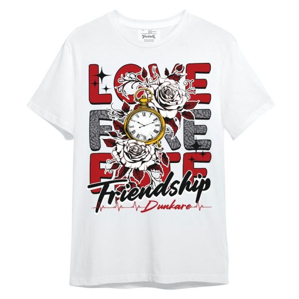 Cement Grey 3s Shirt, Love, Fake, Fate Friendship Unisex Shirt Matching Jordan Shirt Jezsport.com