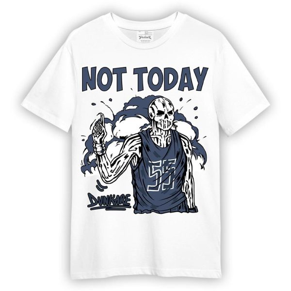 Low Diffused Blue 11s Shirt - Not Today Skeleton Shirt Unisex Matching Jordan Shirt Jezsport.com