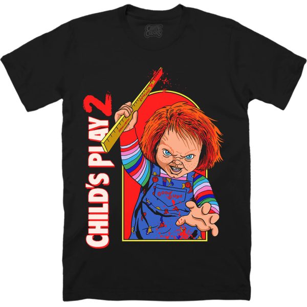 Child’s Play 2: Very Naughty - T-shirt (Black) Funny Halloween Shirt For Halloween Jezsport.com