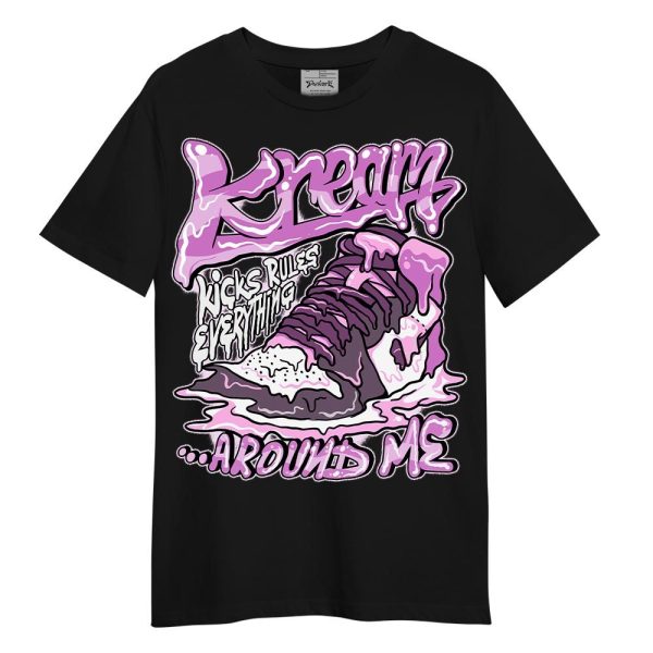 Hyper Violet 4s Shirt - Kreamy Graphic Shirt Unisex Matching Jordan Shirt Jezsport.com