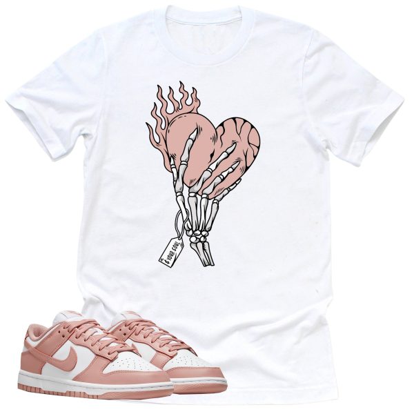 Cost Your Soul Shirt, Retro Dunk Low White Rose Whisper Sneaker Match Tee Jezsport.com