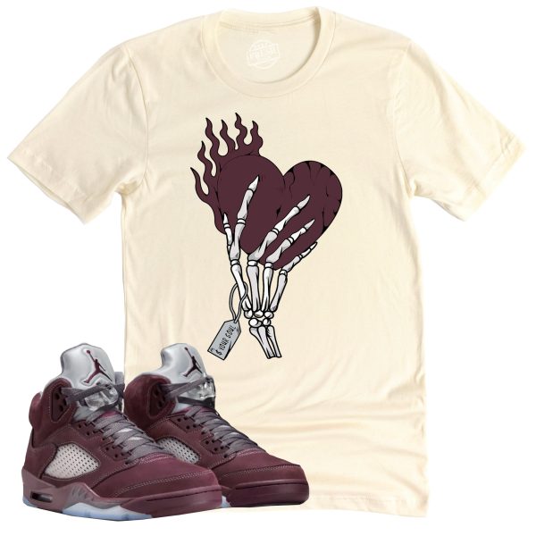 Cost Your Soul Shirt, Air Jordan 5 Burgundy Sneaker Match Tee Jezsport.com