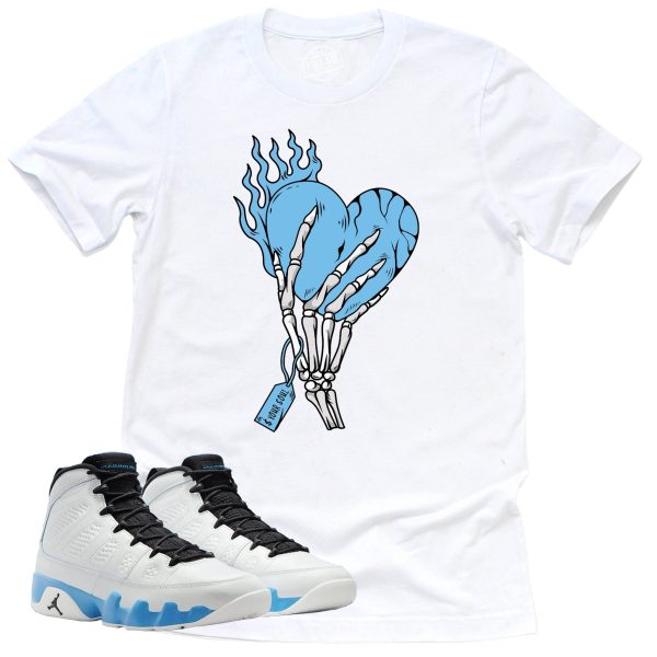 Cost Your Soul Shirt, Retro Air Jordan 9 Powder Blue Sneaker Match Tee Jezsport.com