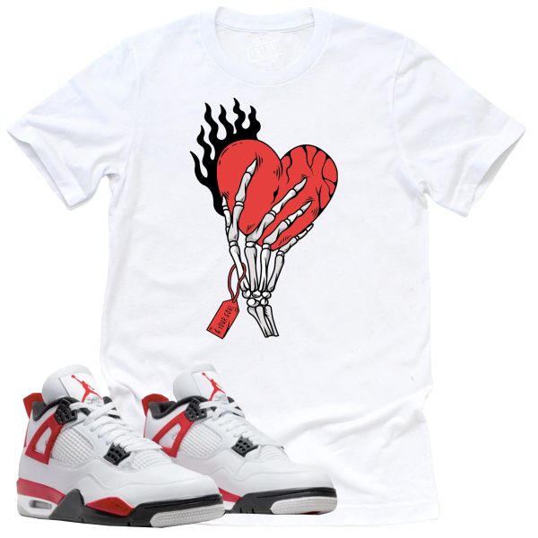 Cost Your Soul Shirt, Retro Air Jordan 4 Red Cement Sneaker Match Tee Jezsport.com