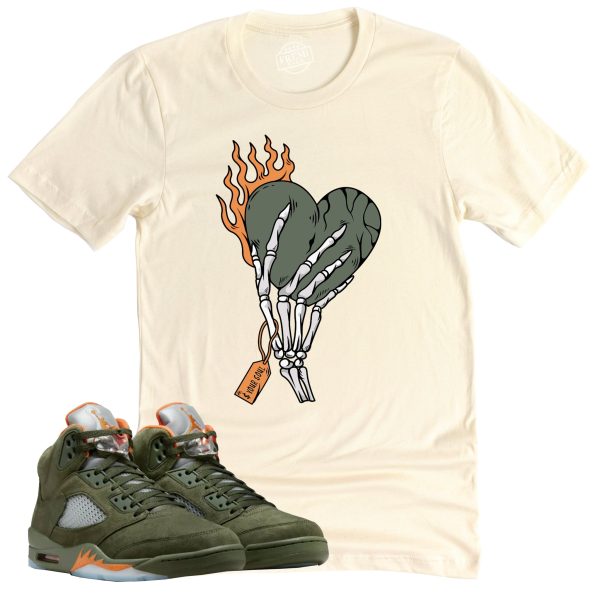 Cost Your Soul Shirt, Air Jordan 5 Olive Sneaker Match Tee Jezsport.com