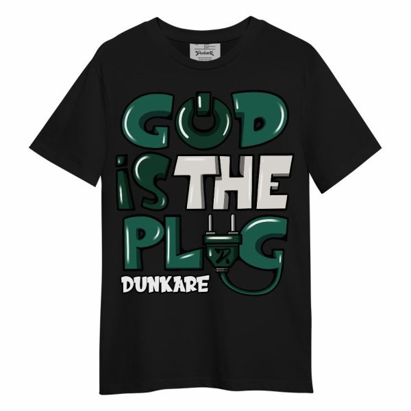 Oxidized Green 4s Shirt - God Is The Power Cord Unisex Shirt Matching Jordan Shirt Jezsport.com