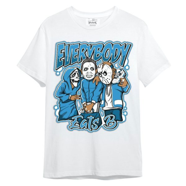 Powder Blue 9s Shirt - Everybody Eatin Bro Graphic Unisex Shirt Matching Jordan Shirt Jezsport.com