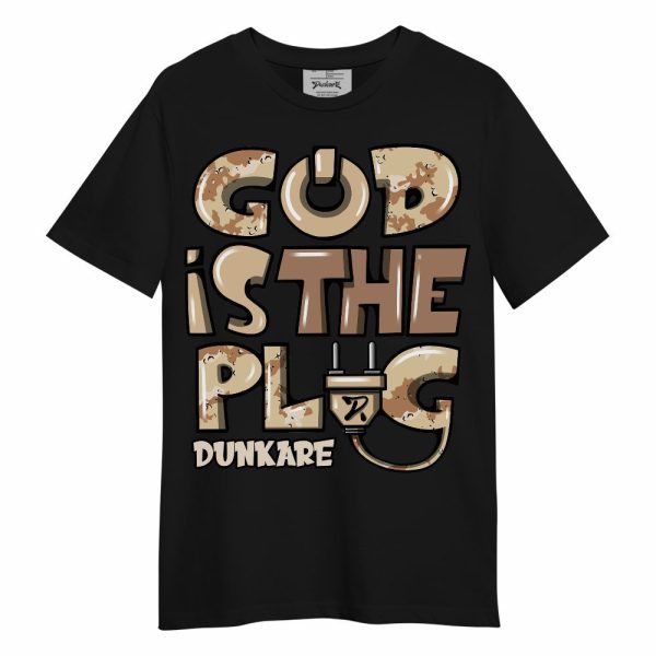 Desert Camo 3s Shirt - God Is The Power Cord Unisex Shirt Matching Jordan Shirt Jezsport.com