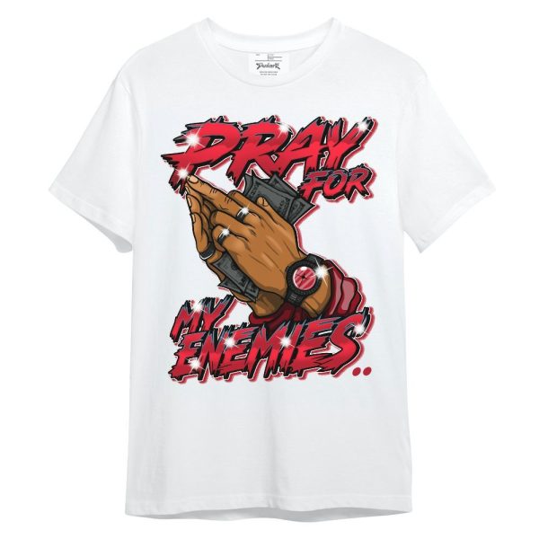 Retro Raging Bull 5s Shirt - Prayed For Enemies Graphic Unisex Shirt Jezsport.com