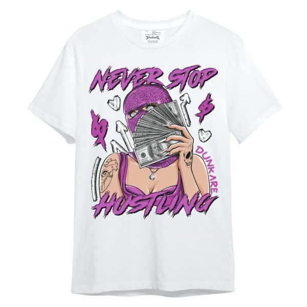 Hyper Violet 4s Shirt - Hustling Unque Unisex Shirt Matching Jordan Shirt Jezsport.com