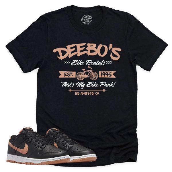 Deebo's Bike Shop Shirt, Retro Dunk Low Amber Brown Sneaker Match Tee Jezsport.com