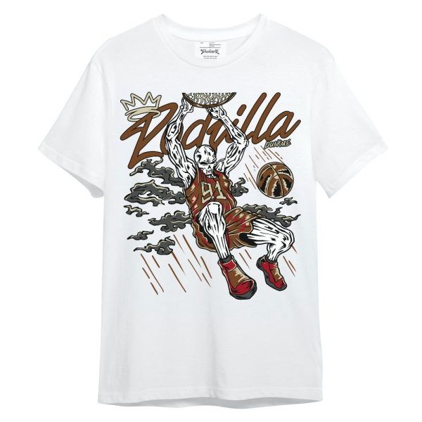 Archaeo Brown 5s Shirt - The Worm Skeleton Shirt Unisex Outfit Unisex Shirt Matching Jordan Shirt Jezsport.com