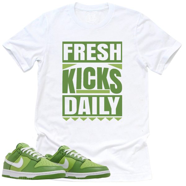 Fresh Kicks Daily Shirt, Retro Dunk Low Chlorophyll Sneaker Match Tee Jezsport.com