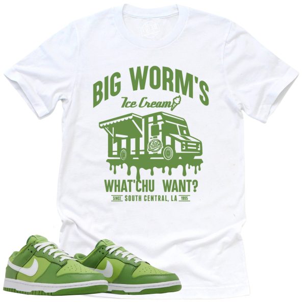 BW Ice Cream Shop Shirt, Retro Dunk Low Chlorophyll Sneaker Match Tee Jezsport.com