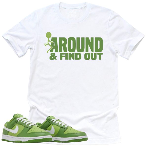 Find Out Shirt, Retro Dunk Low Chlorophyll Sneaker Match Tee Jezsport.com