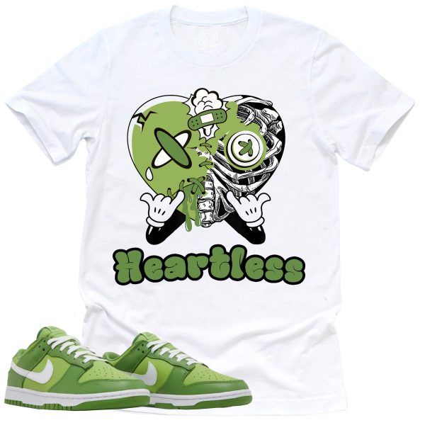 Heartless Shirt, Retro Dunk Low Chlorophyll Sneaker Match Tee Jezsport.com