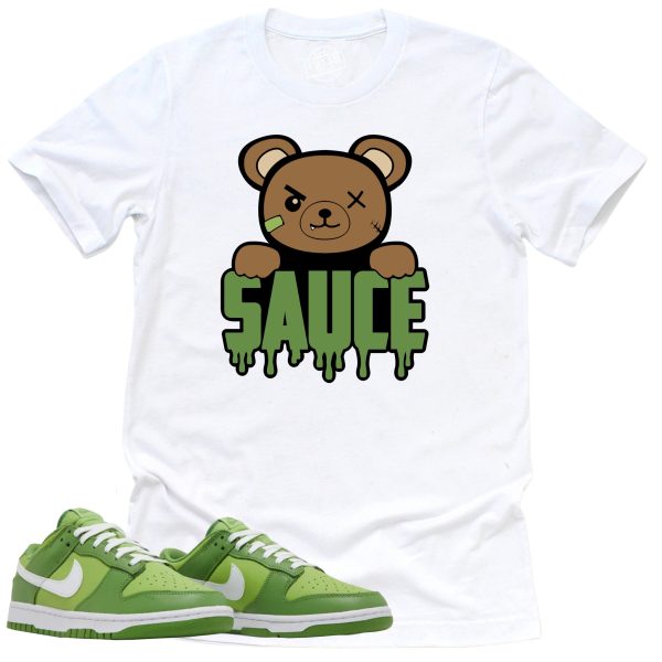 Sauce Shirt, Retro Dunk Low Chlorophyll Sneaker Match Tee Jezsport.com