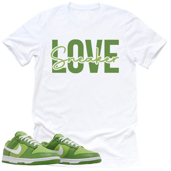 Sneaker Love Shirt, Retro Dunk Low Chlorophyll Sneaker Match Tee Jezsport.com