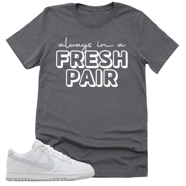 Fresh Pair Shirt, Retro Dunk Low White Pure Platinum Sneaker Match Tee Jezsport.com