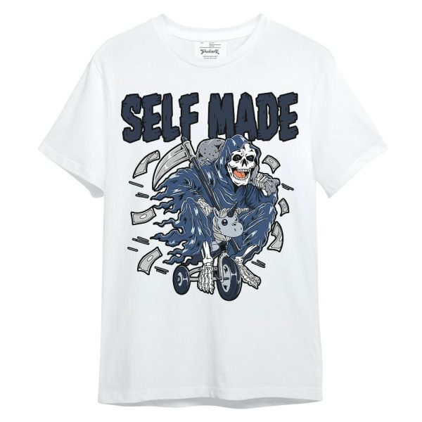 Midnight Navy 4s Shirt - Self Make Skeleton Unisex Shirt Matching Jordan Shirt Jezsport.com