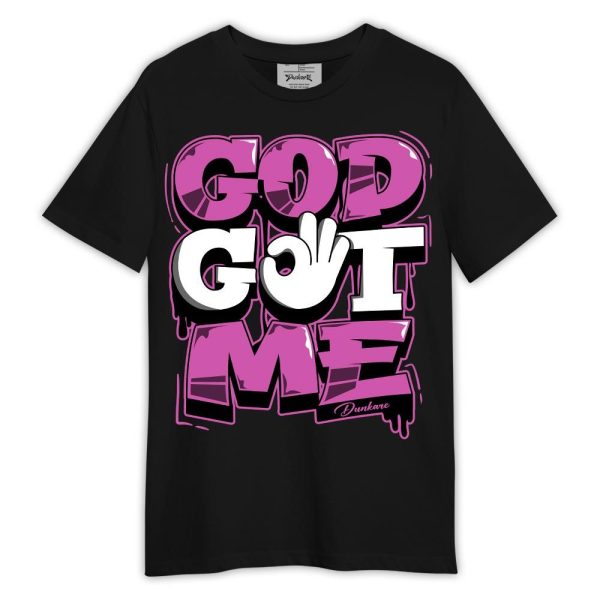 Hyper Violet 4s Shirt, God And Me Shirt Outfit Matching Jordan Shirt Jezsport.com