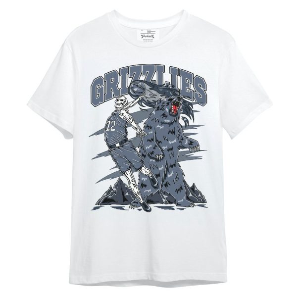 Low Diffused Blue 11s Shirt - Grizzly Bear Skeleton Unisex Shirt Matching Jordan Shirt Jezsport.com