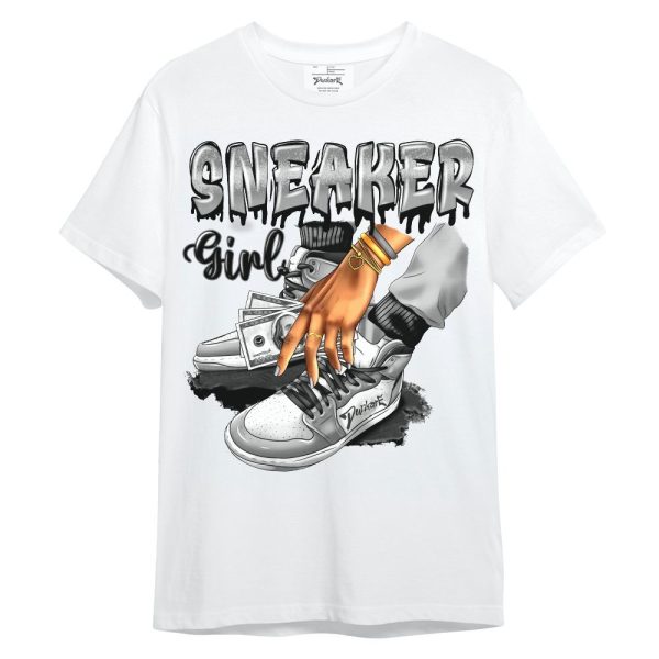 Black Wolf Grey 12s Shirt, SNEAKER Girl Money Drip Unisex Shirt Matching Jordan Shirt Jezsport.com