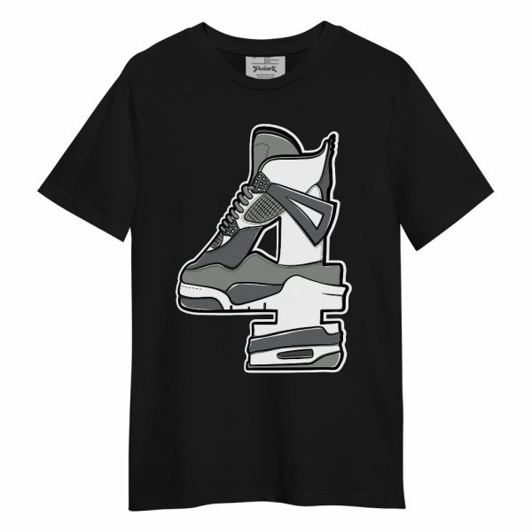 Paris Cement Grey 4s Shirt, Number 4s Unisex Shirt Matching Jordan Shirt Jezsport.com