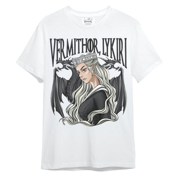 White Thunder 4s Shirt - Dragon's Mom! Unisex Shirt Matching Jordan Shirt Jezsport.com