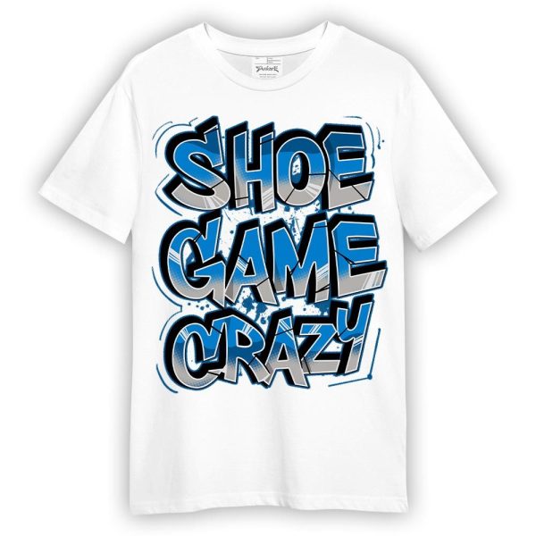 Industrial Blue 4s Shirt - Shoe Game Crazy Graphic Shirt Unisex Matching Jordan Shirt Jezsport.com