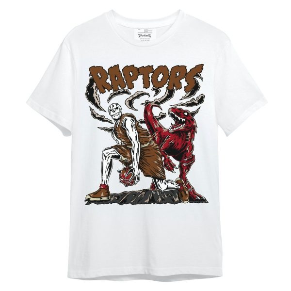 Archaeo Brown 5s Shirt - Raptors Skeleton Unisex Shirt Matching Jordan Shirt Jezsport.com