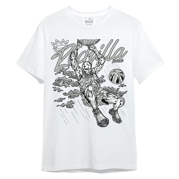 Paris Cement Grey 4s Shirt - The Worm Skeleton Shirt Unisex Outfit Unisex Shirt Matching Jordan Shirt Jezsport.com