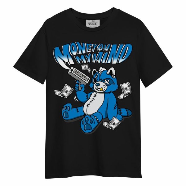 Industrial Blue 4s Shirt - Money On My Mind Raccoon Shirt Unisex Outfit Unisex Shirt Matching Jordan Shirt Jezsport.com