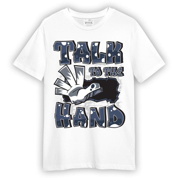 Low Diffused Blue 11s Shirt - Talk To Hand Graphic Shirt Unisex Matching Jordan Shirt Jezsport.com