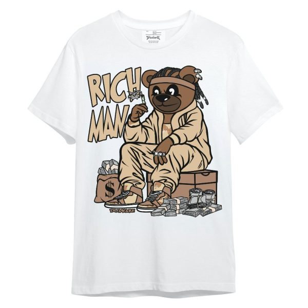 Desert Camo 3s Shirt - Rich Man Bear Unisex Shirt Matching Jordan Shirt Jezsport.com