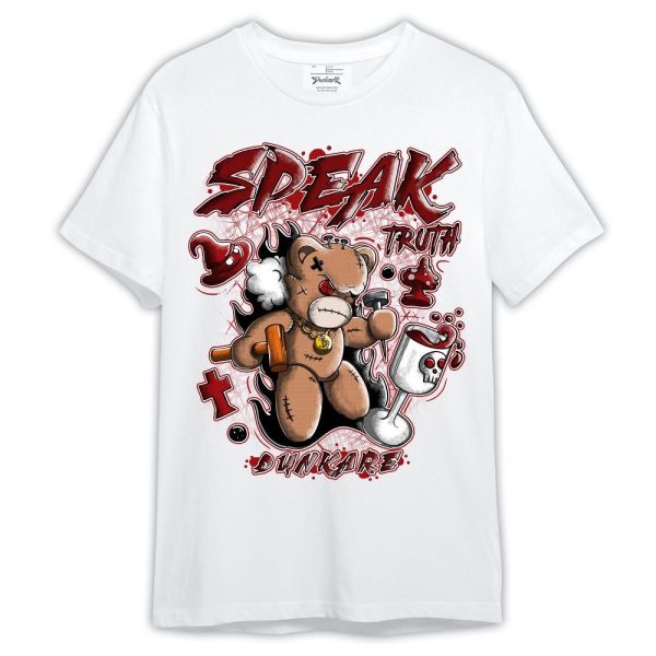 Red Taxi 12s Shirt, Speak Truth Bear Shirt Outfit 1505 LGH Matching Jordan Shirt Jezsport.com