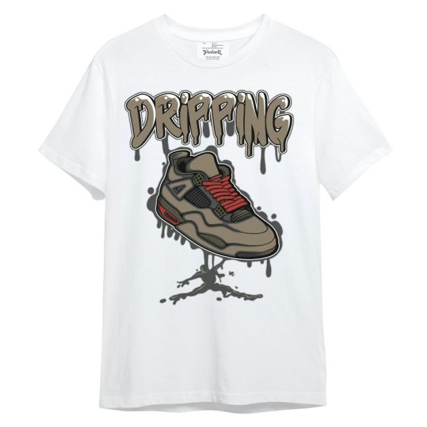 Olive 9s Shirt - Dripping Shoe 4S Graphic Unisex Shirt Jezsport.com