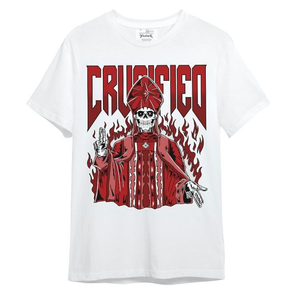 Red Taxi 12s Shirt, Crucified Skeleton Unisex Shirt Matching Jordan Shirt Jezsport.com