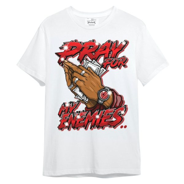 Red Taxi 12s Shirt - Prayed For Enemies Graphic Unisex Shirt Matching Jordan Shirt Jezsport.com