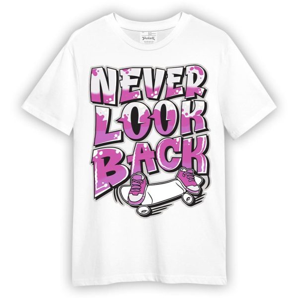 Hyper Violet 4s Shirt - Never Looking Back Graphic Shirt Unisex Matching Jordan Shirt Jezsport.com