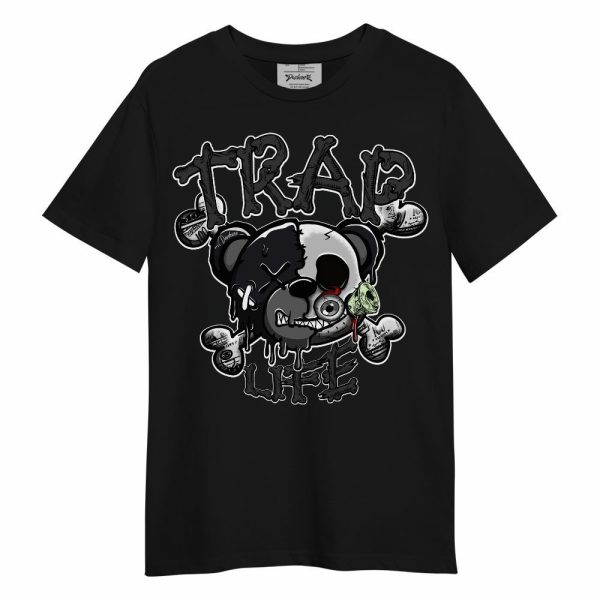 White Thunder 4s Shirt, Trap Bear Skull Unisex Shirt Matching Jordan Shirt Jezsport.com