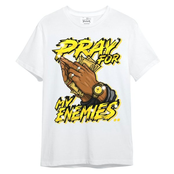 Retro Thunder 4s Shirt - Prayed For Enemies Graphic Unisex Shirt Matching Jordan Shirt Jezsport.com